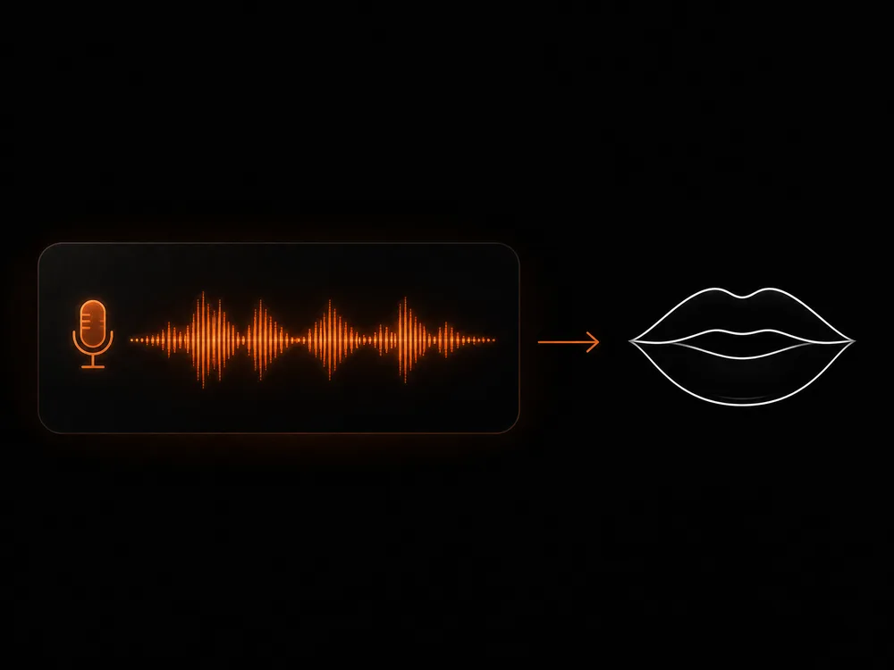 Audio clip used as a voice reference for a generated character