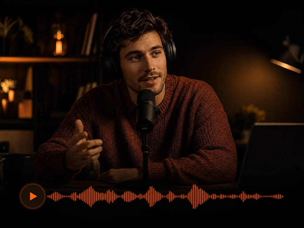 Conversational AI voiceover for an explainer video